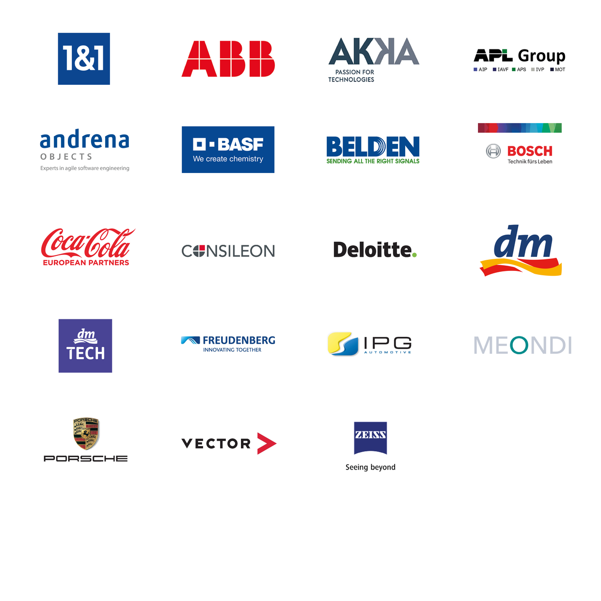 Logos aller Kooperationsunternehmen 2022