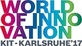 Schriftzug World of Innovation Schriftzug World of Innovation