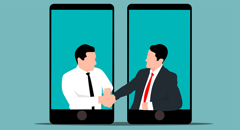 Symbolic image: Acquisition meeting with a potential industry partner